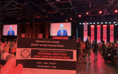 U.S. Sen. John Cornyn Booed for Supporting “Red Flag” Gun Confiscation