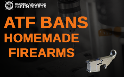 ATF Officially Bans Homemade Firearms