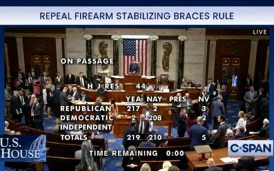 U.S. House Passes H.J. Res. 44 to Block Biden’s Pistol Brace Ban
